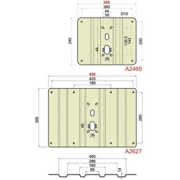 Protezione antiscasso PSO500 serratura interna basculate disec