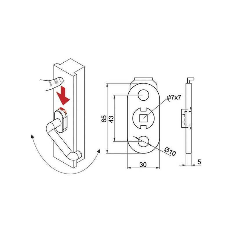 Duplicato chiave per defender magnetico DISEC KM0P85 - Matteoda La